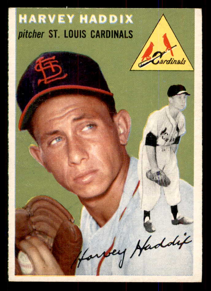 1954 Topps Baseball #009 Harvey Haddix Cardinals NR-MT 549788