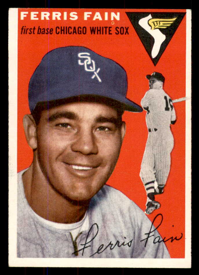 1954 Topps Baseball #027 Ferris Fain White Sox NR-MT 549791