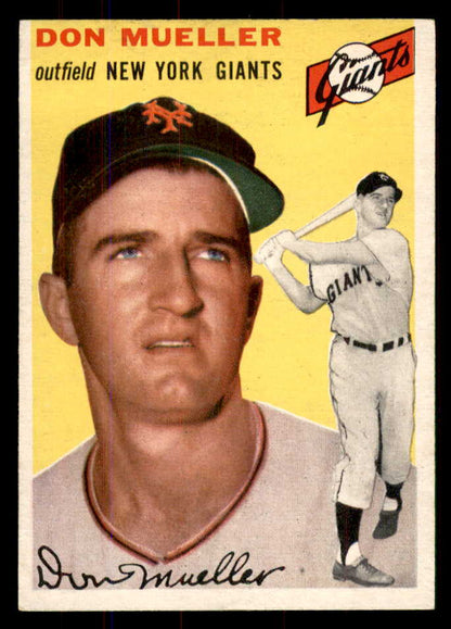 1954 Topps Baseball #042 Don Mueller Giants NR-MT 549792