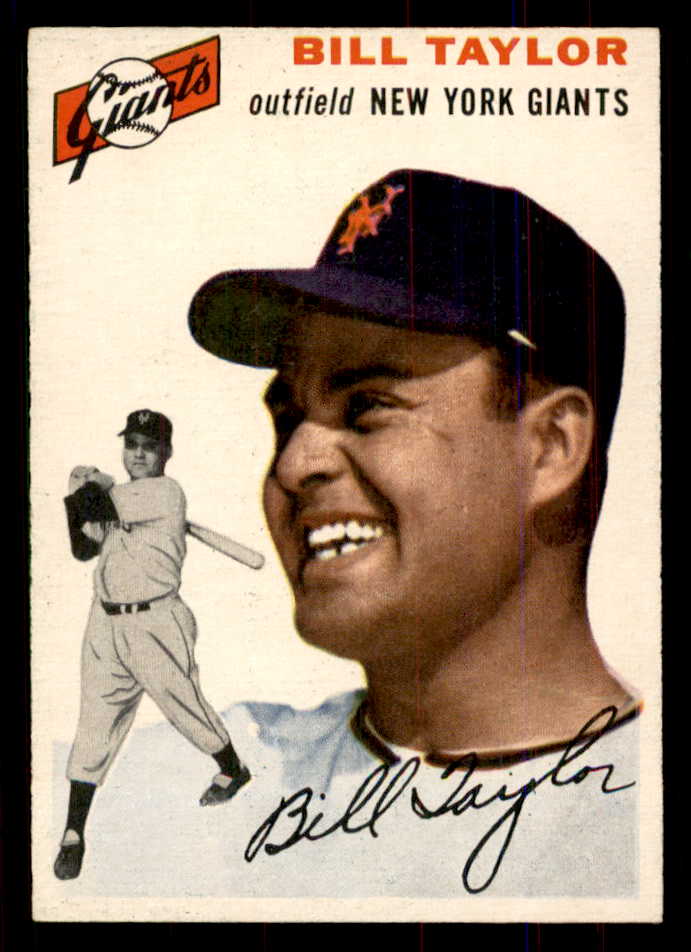 1954 Topps Baseball #074 Bill Taylor Giants NR-MT 549802