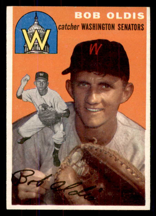 1954 Topps Baseball #091 Bob Oldis Senators NR-MT 549805