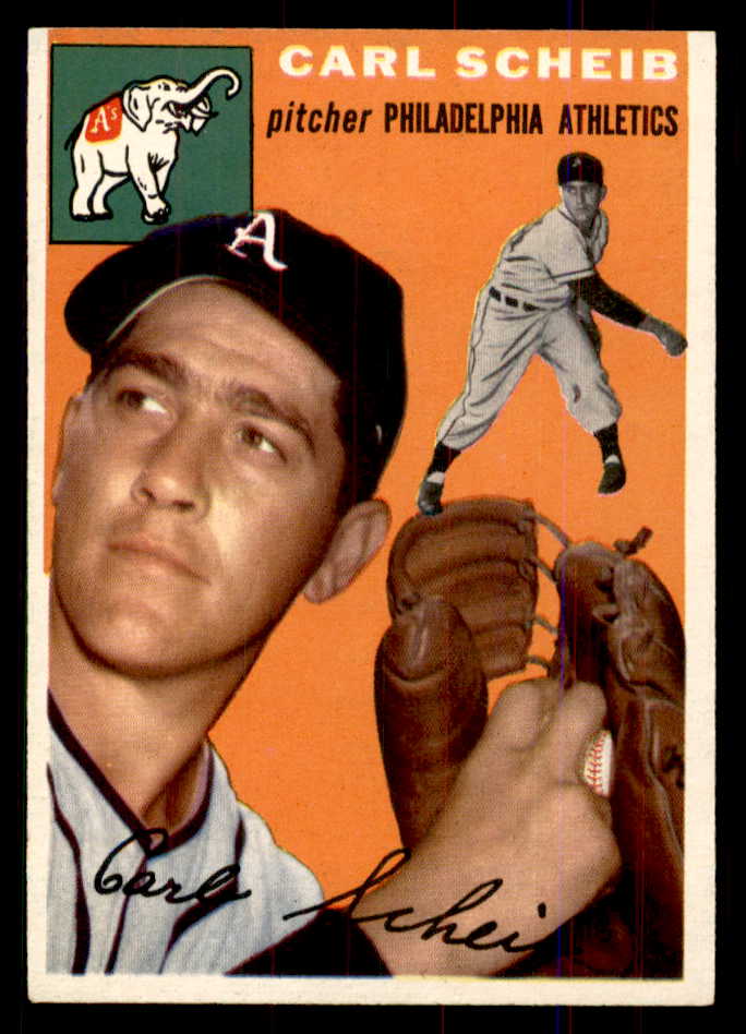 1954 Topps Baseball #118 Carl Scheib A's NR-MT 549811