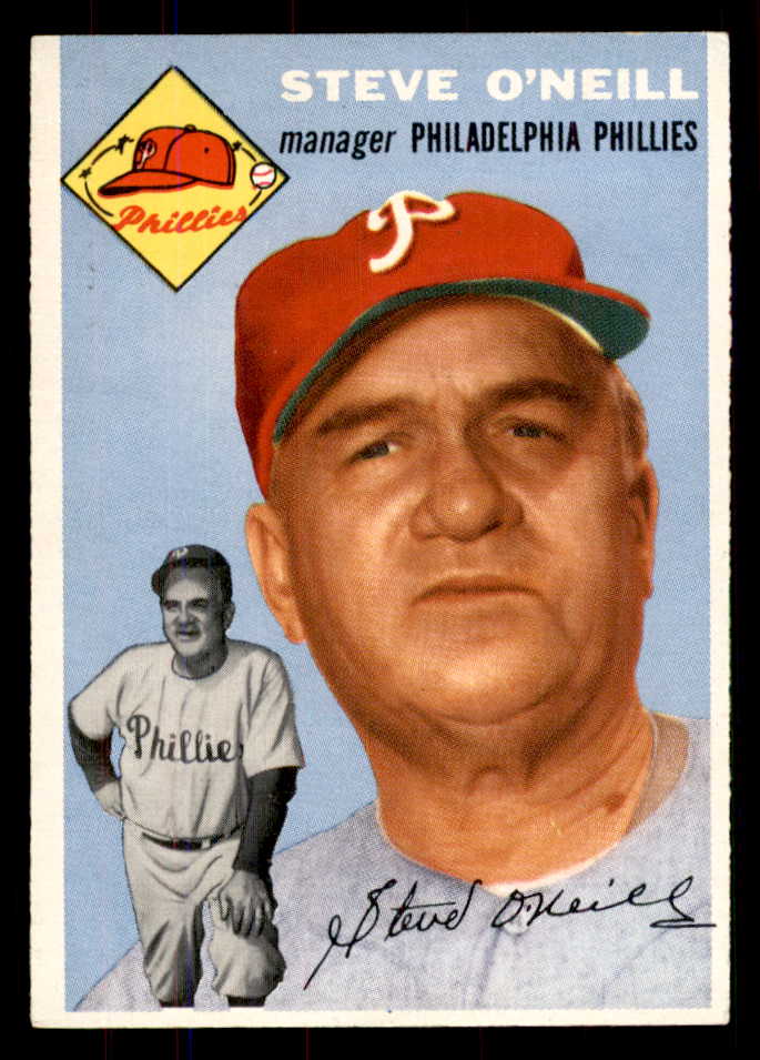 1954 Topps Baseball #127 Steve O'Neill Phillies NR-MT 549813