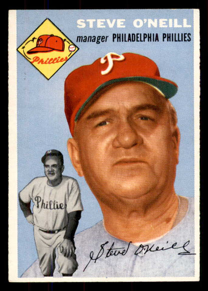 1954 Topps Baseball #127 Steve O'Neill Phillies NR-MT 549813