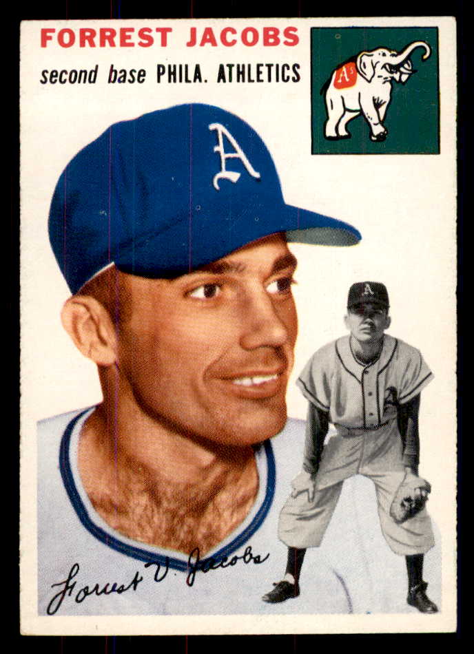 1954 Topps Baseball #129 Spook Jacobs A's NR-MT 549814