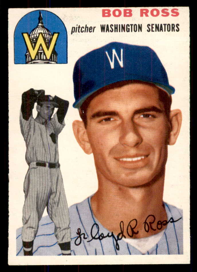 1954 Topps Baseball #189 Bob Ross Senators NR-MT 549830