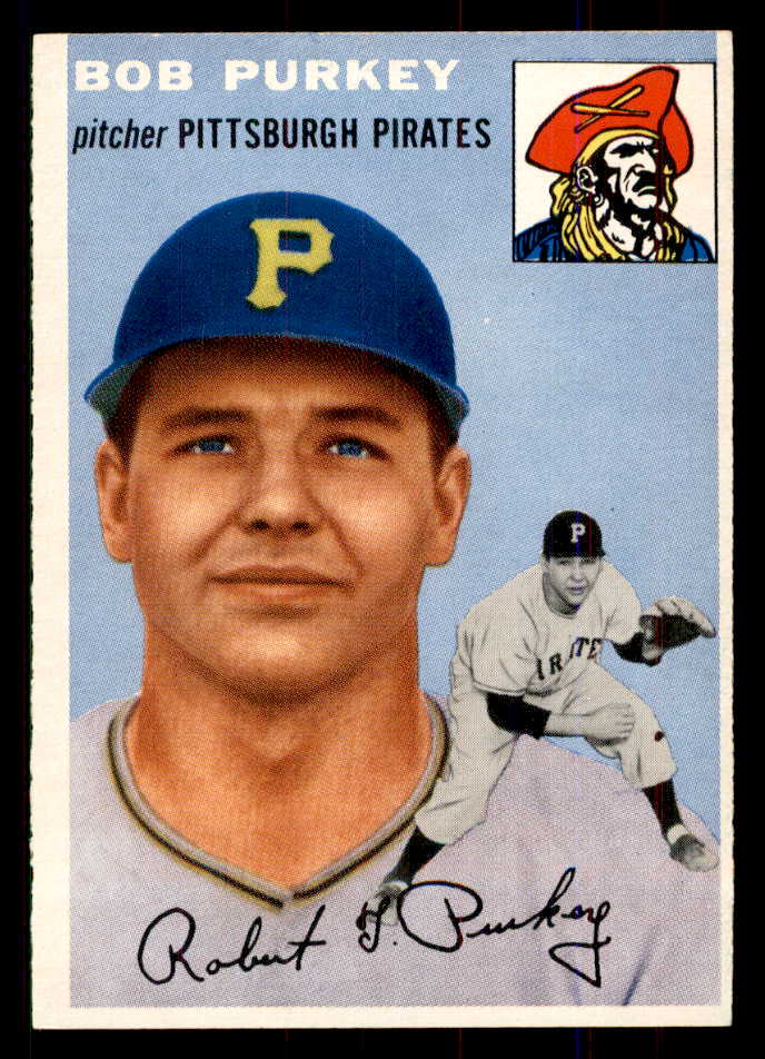 1954 Topps Baseball #202 Bob Purkey Pirates NR-MT 549835