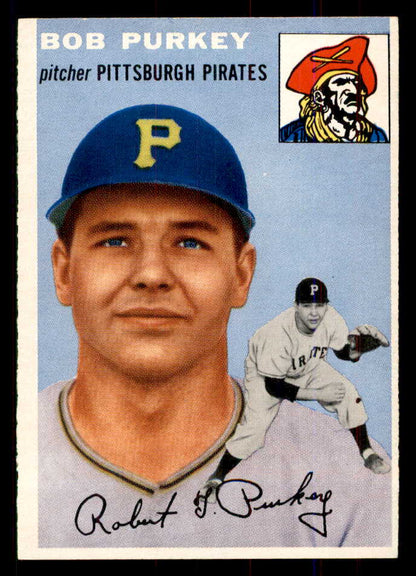 1954 Topps Baseball #202 Bob Purkey Pirates NR-MT 549835