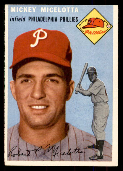 1954 Topps Baseball #212 Mickey Micelotta Phillies NR-MT 549837