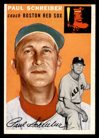 1954 Topps Baseball #217 Paul Schreiber Red Sox NR-MT 549840