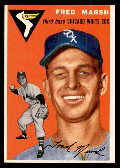 1954 Topps Baseball #218 Fred Marsh White Sox NR-MT 549841