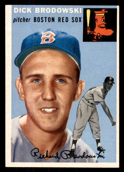 1954 Topps Baseball #221 Dick Brodowski Red Sox NR-MT 549843