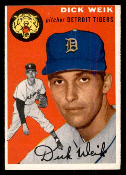 1954 Topps Baseball #224 Dick Weik Tigers NR-MT 549846