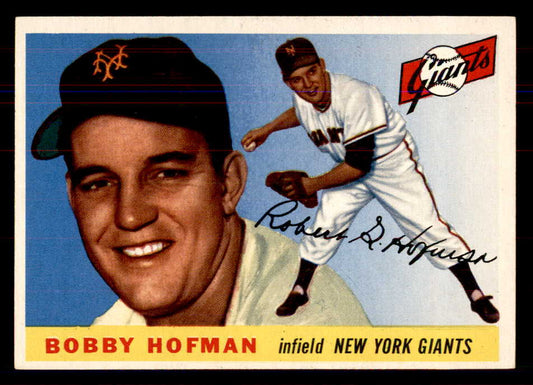 1955 Topps Baseball #017 Bobby Hofman Giants NR-MT 549858