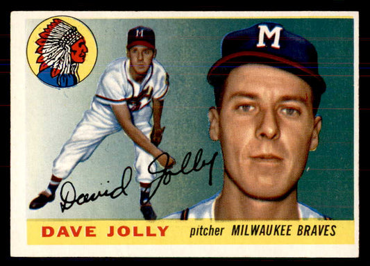 1955 Topps Baseball #035 Dave Jolly Braves NR-MT 549862