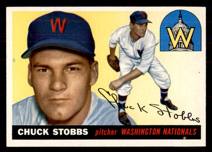 1955 Topps Baseball #041 Chuck Stobbs Senators NR-MT 549865