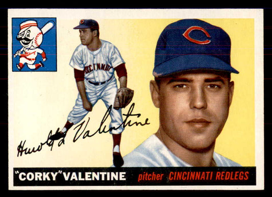 1955 Topps Baseball #044 Corky Valentine Reds NR-MT 549867