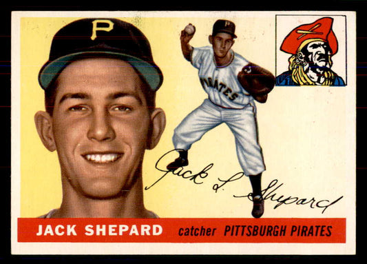 1955 Topps Baseball #073 Jack Shepard Pirates NR-MT 549874