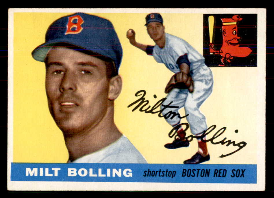 1955 Topps Baseball #091 Milt Bolling Red Sox NR-MT 549880