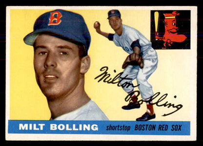 1955 Topps Baseball #091 Milt Bolling Red Sox NR-MT 549880