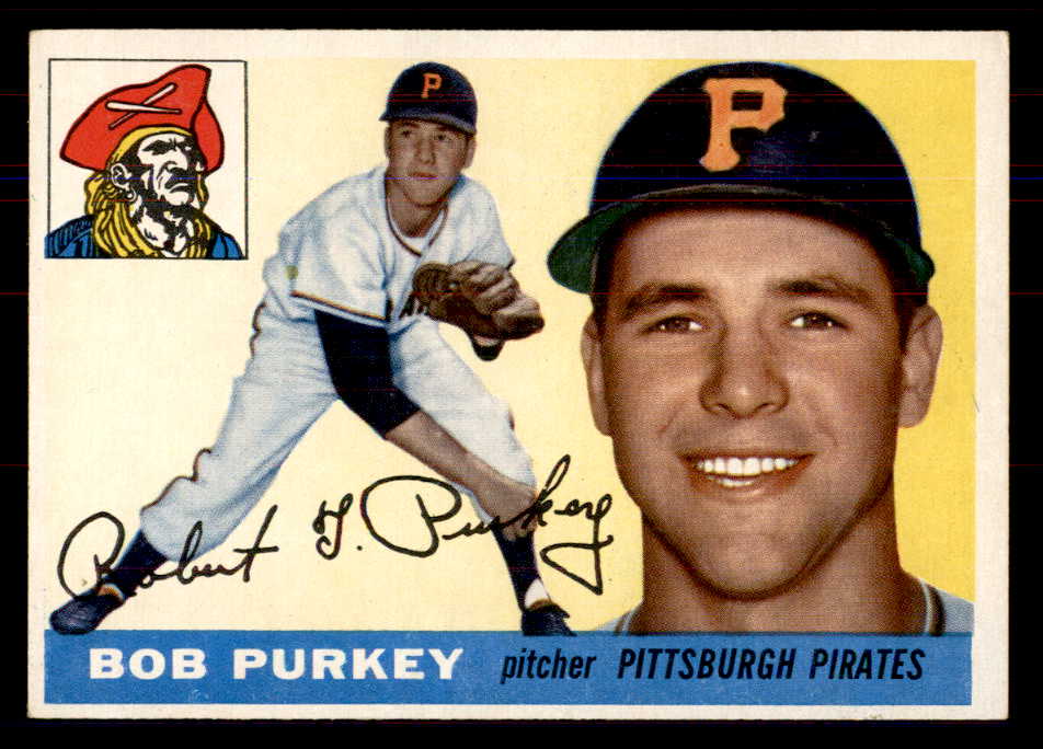 1955 Topps Baseball #118 Bob Purkey Pirates NR-MT 549891