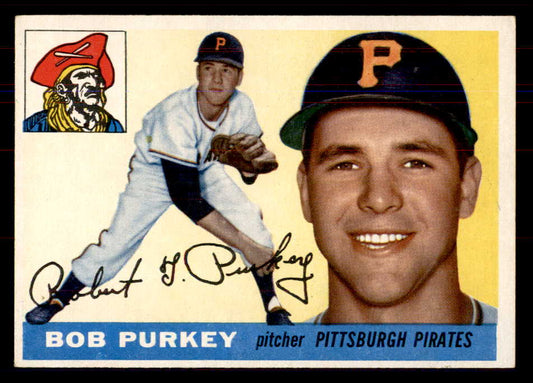 1955 Topps Baseball #118 Bob Purkey Pirates NR-MT 549891