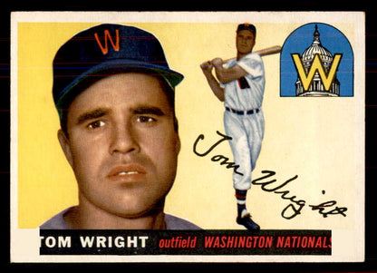 1955 Topps Baseball #141 Tom Wright Senators NR-MT 549899