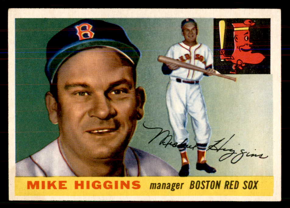 1955 Topps Baseball #150 Mike Higgins Red Sox NR-MT 549902