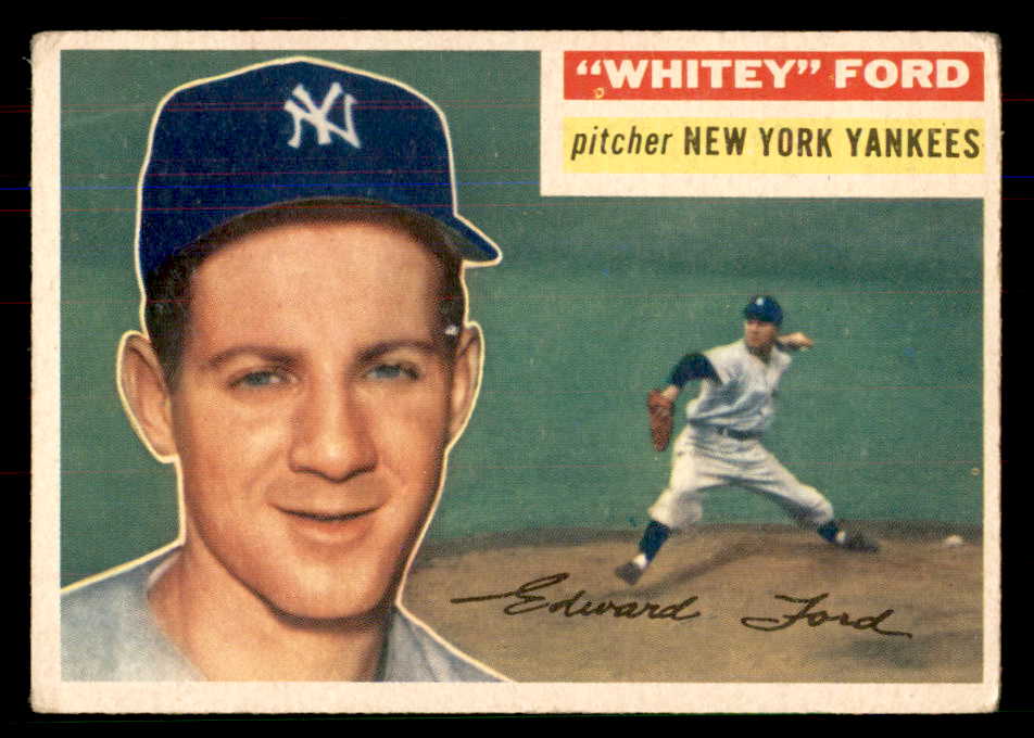 1956 Topps Baseball #240 Whitey Ford Yankees VG 549978