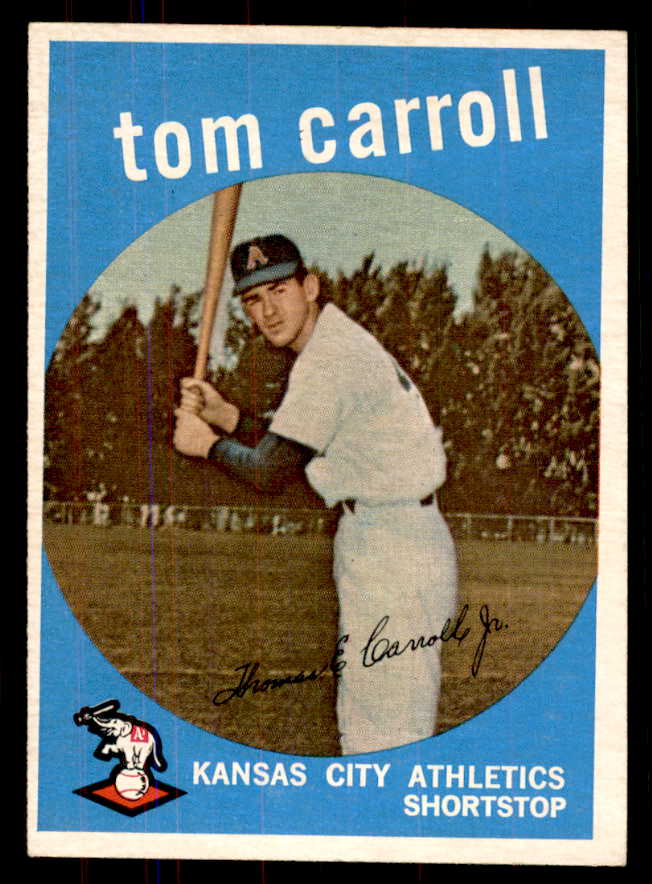 1959 Topps Baseball #513 Tom Carroll A's NR-MT 549984