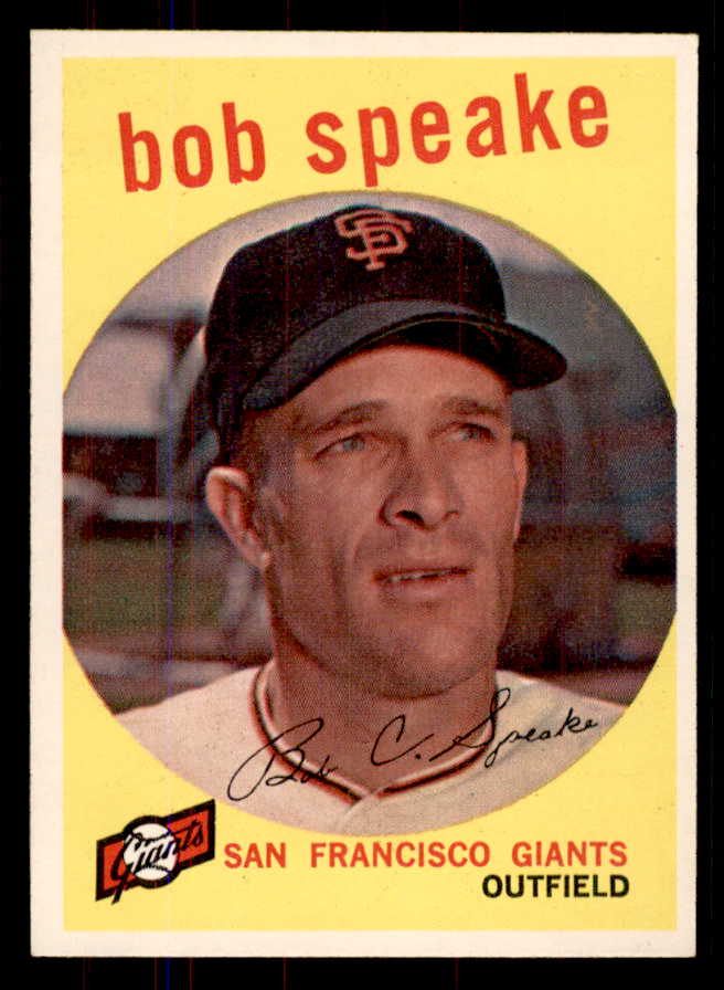 1959 Topps Baseball #526 Bob Speake Giants NR-MT 549988