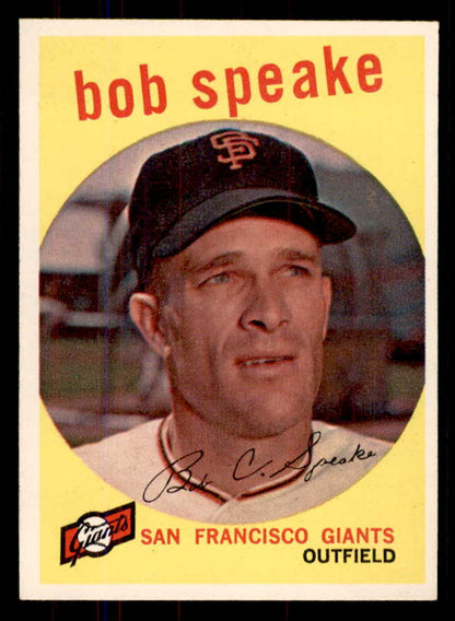1959 Topps Baseball #526 Bob Speake Giants NR-MT 549988