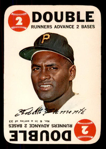 1968 Topps Baseball Game #006 Roberto Clemente Pirates NR-MT 549998