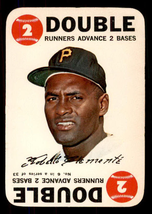 1968 Topps Baseball Game #006 Roberto Clemente Pirates NR-MT 549998