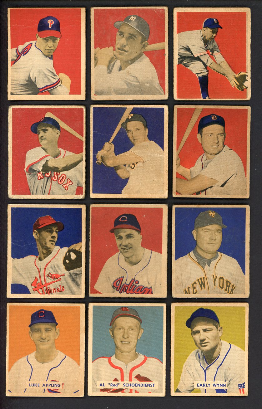 1949 Bowman Set Lot 227 Diff VG Berra Roberts Reese 550050