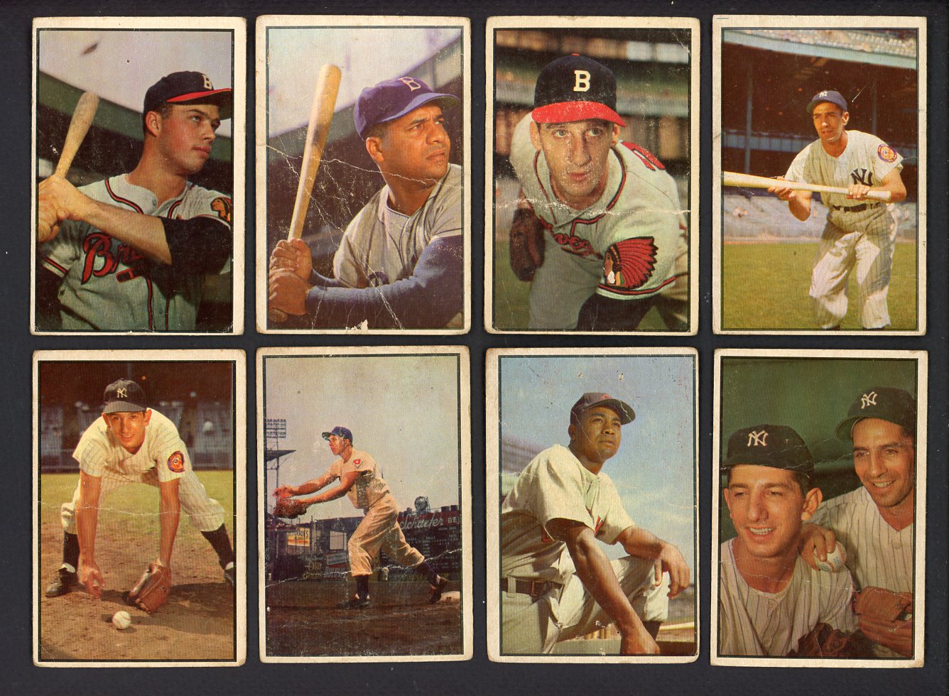 1953 Bowman Baseball Complete Set GD-VG Mantle Reese Musial 550066