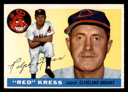 1955 Topps Baseball #151 Ralph Kress Indians EX-MT 550096