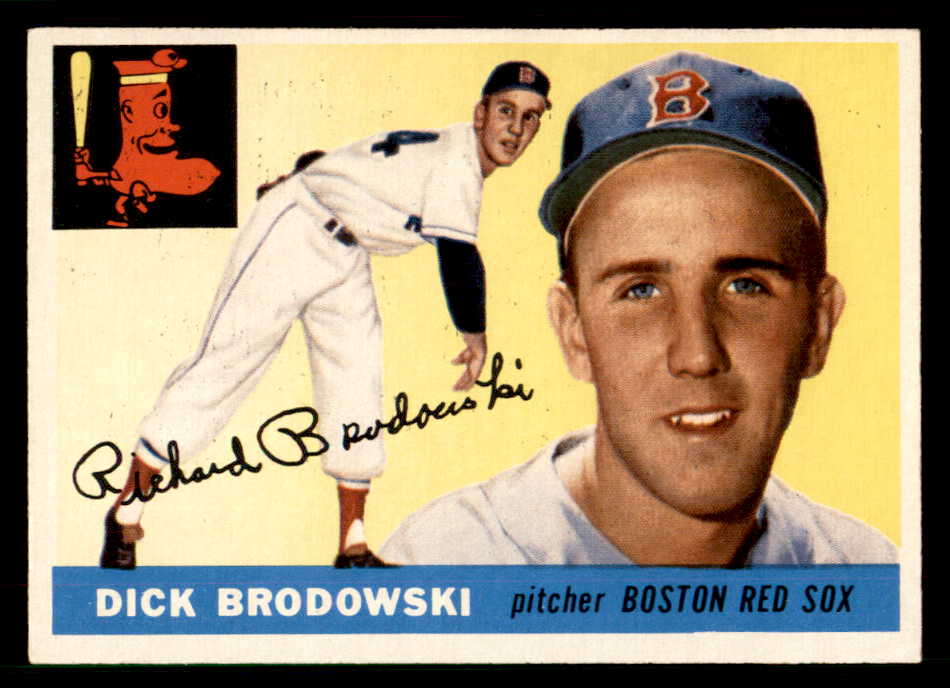 1955 Topps Baseball #171 Dick Brodowski Red Sox EX-MT 550097