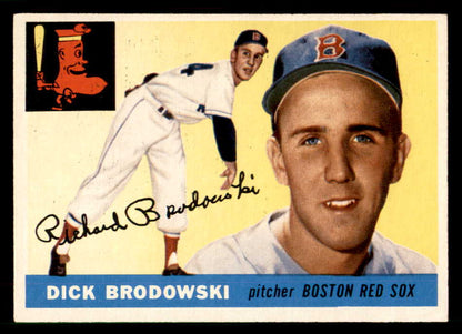 1955 Topps Baseball #171 Dick Brodowski Red Sox EX-MT 550097