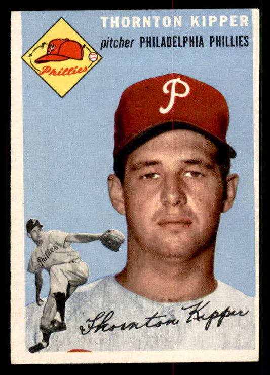 1954 Topps Baseball #108 Thornton Kipper Phillies EX-MT 550106