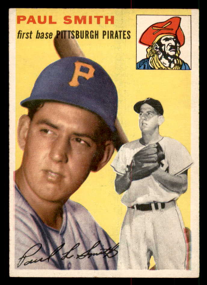 1954 Topps Baseball #011 Paul Smith Pirates EX-MT 550111