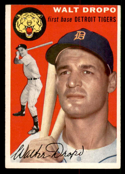 1954 Topps Baseball #018 Walt Dropo Tigers EX-MT 550114