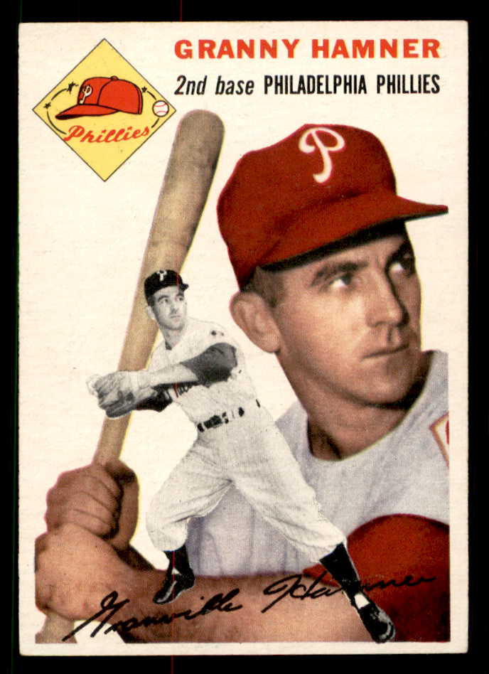 1954 Topps Baseball #024 Granny Hamner Phillies EX-MT 550117