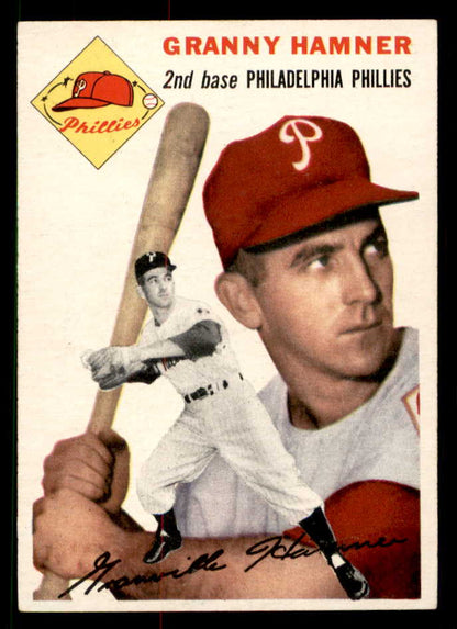 1954 Topps Baseball #024 Granny Hamner Phillies EX-MT 550117