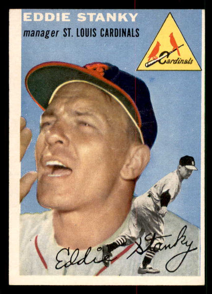 1954 Topps Baseball #038 Eddie Stanky Cardinals EX-MT 550122