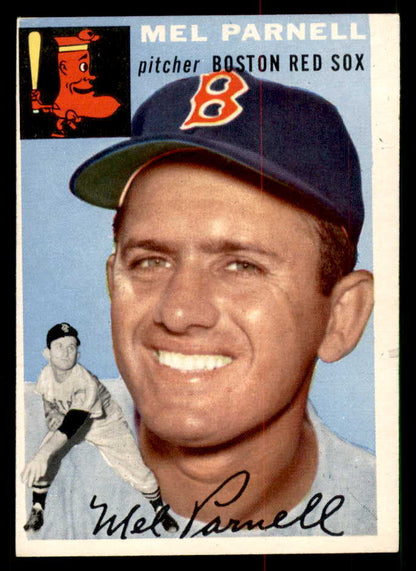 1954 Topps Baseball #040 Mel Parnell Red Sox EX-MT 550123