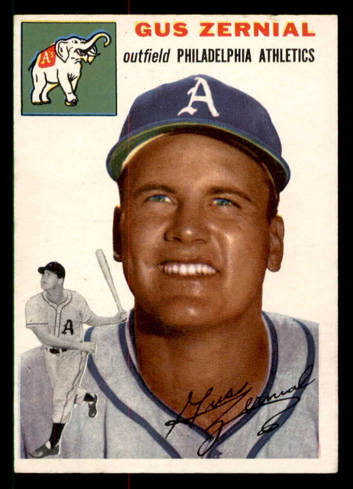 1954 Topps Baseball #002 Gus Zernial A's EX-MT 550125