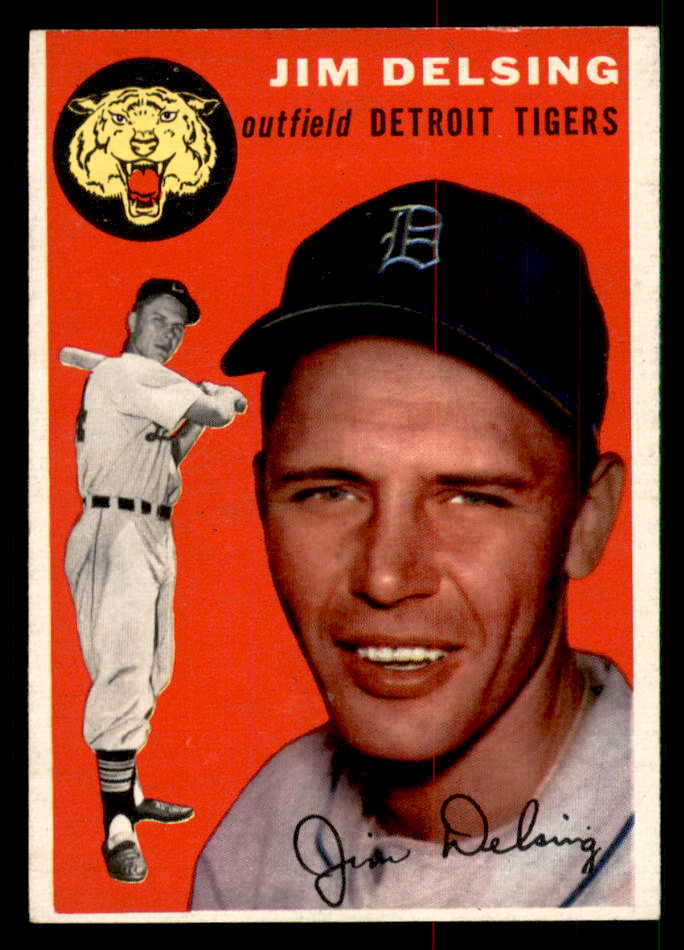 1954 Topps Baseball #111 Jim Delsing Tigers EX-MT 550126