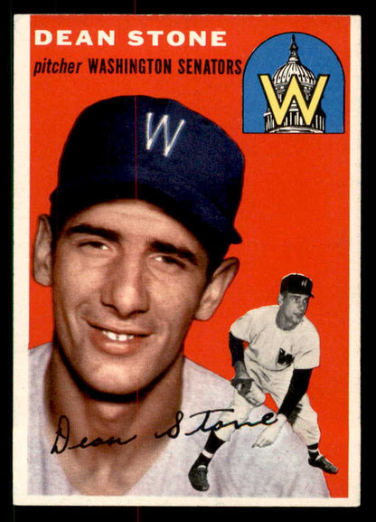 1954 Topps Baseball #114 Dean Stone Senators EX-MT 550128