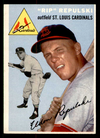 1954 Topps Baseball #115 Rip Repulski Cardinals EX-MT 550129